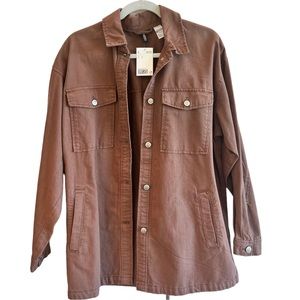 H&M Oversized Shirt Jacket